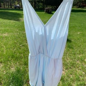 PINK Casual Romper - Light Blue - XS